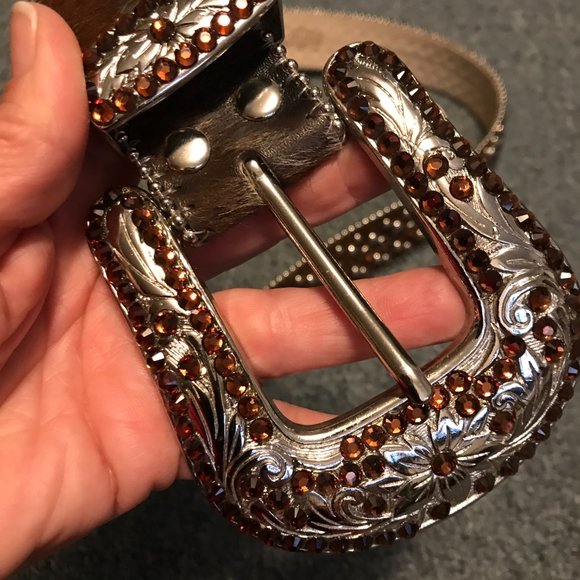 Women\'s Jeweled Western Belt